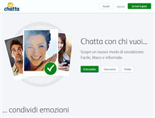Tablet Screenshot of cerca.chatta.it