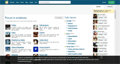 Desktop Screenshot of forum.chatta.it